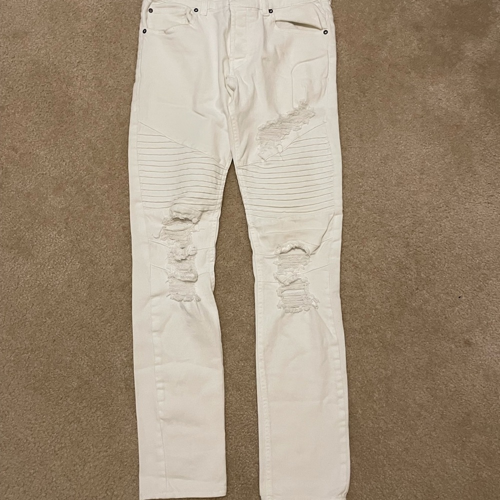 H&M Men’s biker jeans with rips